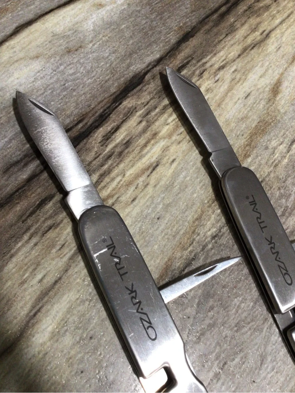 Sold! 2pc Ozark Trail Camping Utensil Multi Tool Spoon Fork Knife Corkscrew